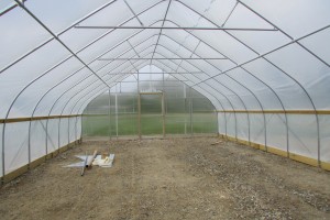 Hoop house Construction 2013 007